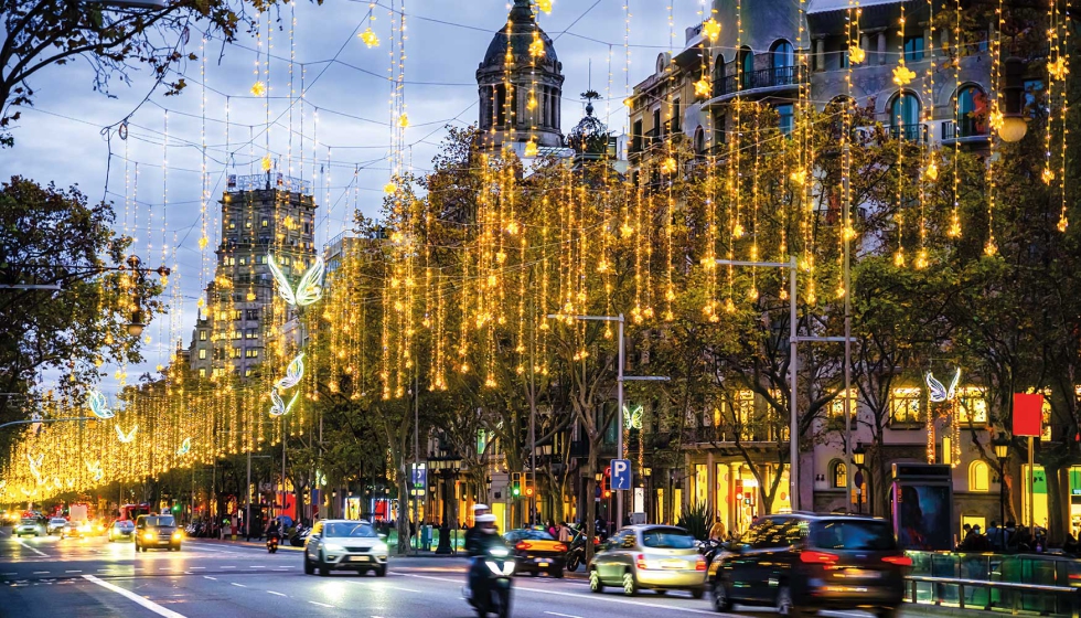 El Paseo de Gracia de Barcelona es uno de los rincones ms instagrameables esta Navidad en Barcelona