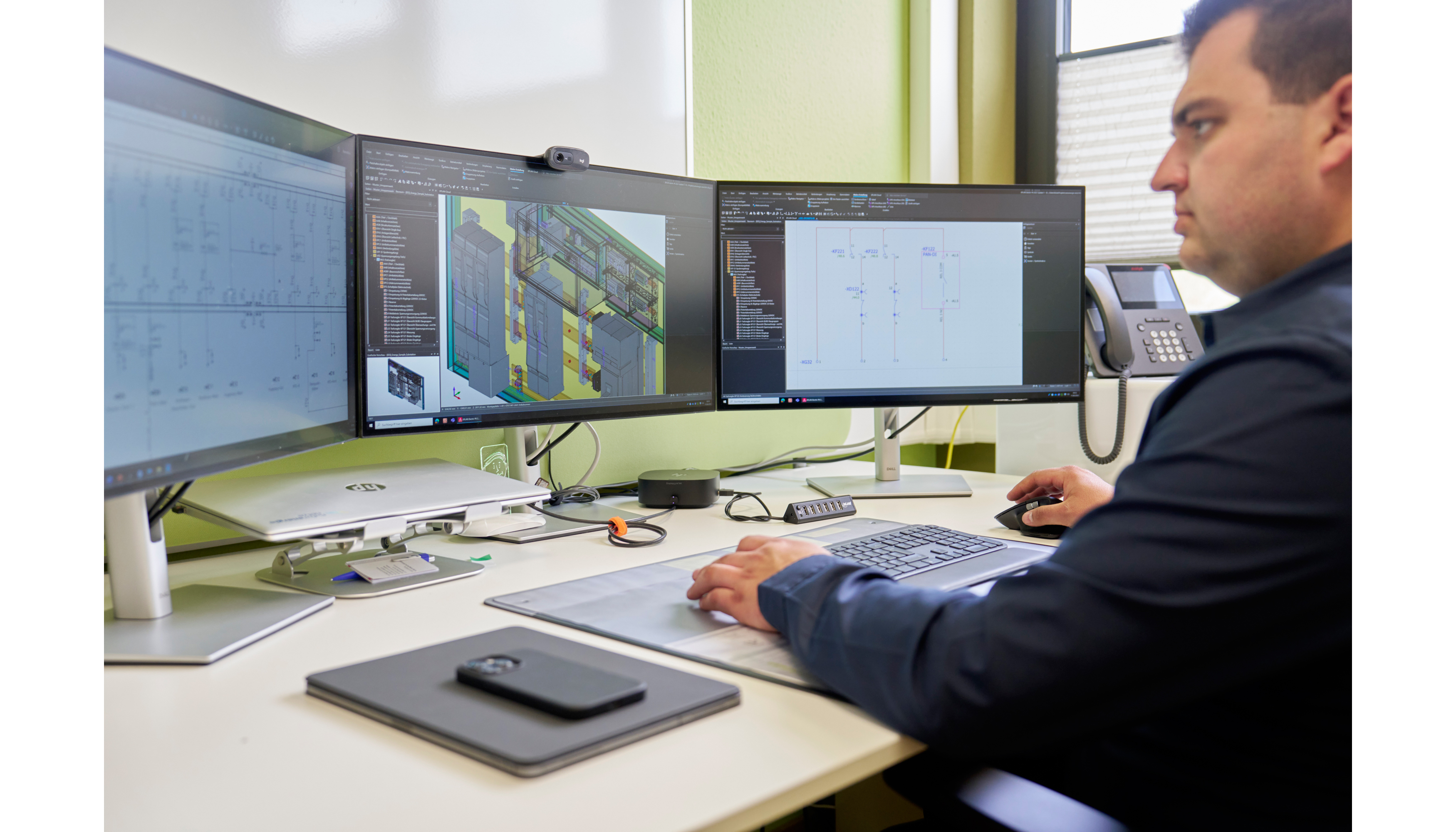 La tecnolog�a primaria y secundaria se planifican utilizando diferentes herramientas de software CAD