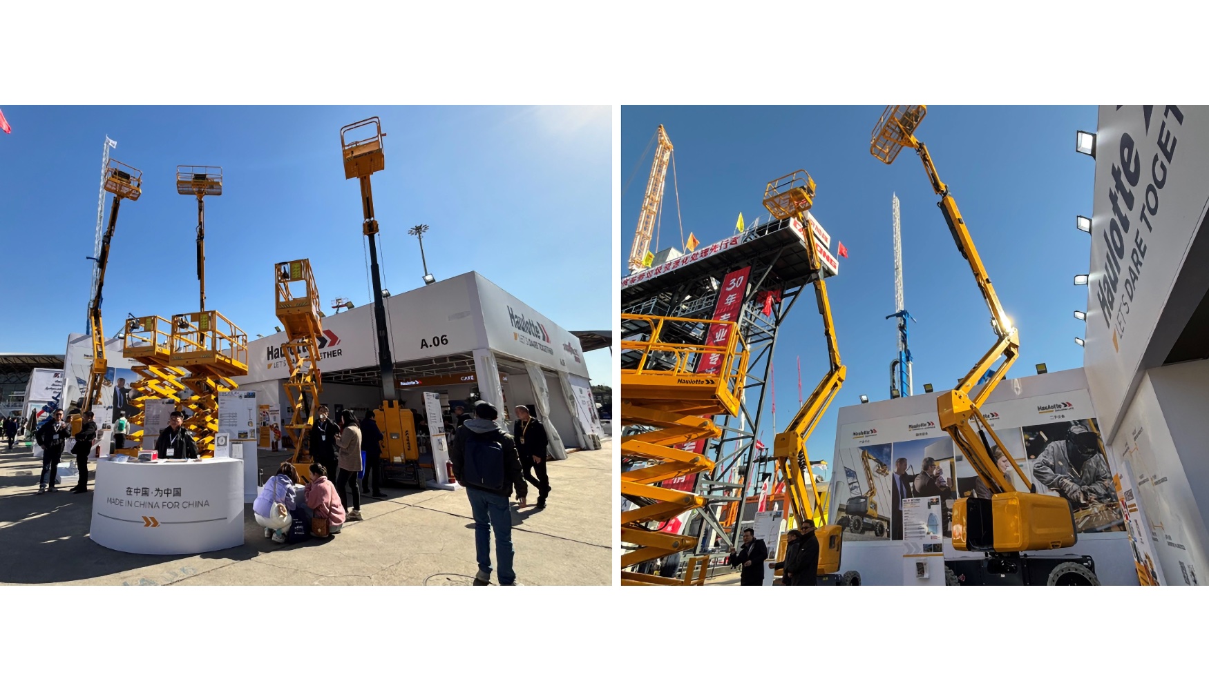 Stand de Haulotte en Bauma China 2024