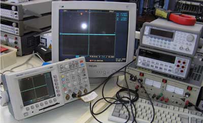 Montaje de ensayos de compatibilidad electromagntica para el control de interruptores diferenciales