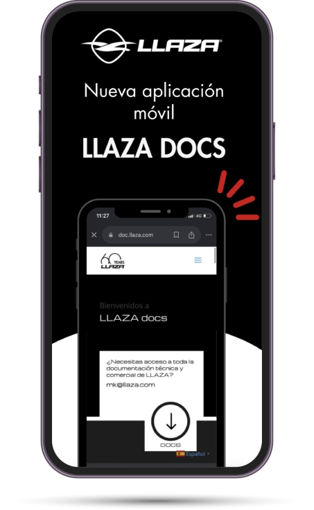 LLAZA DOCS est disponible para dispositivos Android e IOS