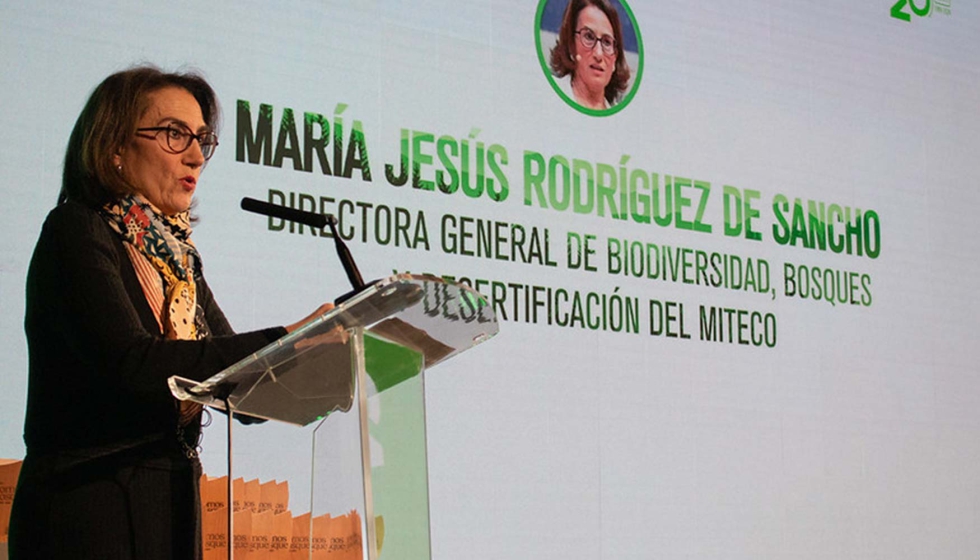 Mara Jess Rodrguez de Sancho, directora General de Biodiversidad, Bosques y Desertificacin del Miteco, durante su intervencin...