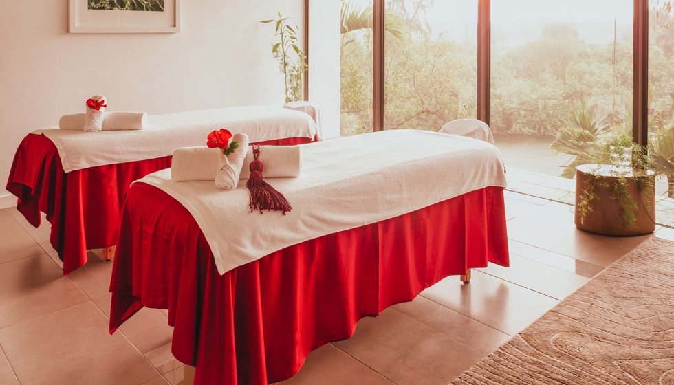 Camillas de masaje del SPA