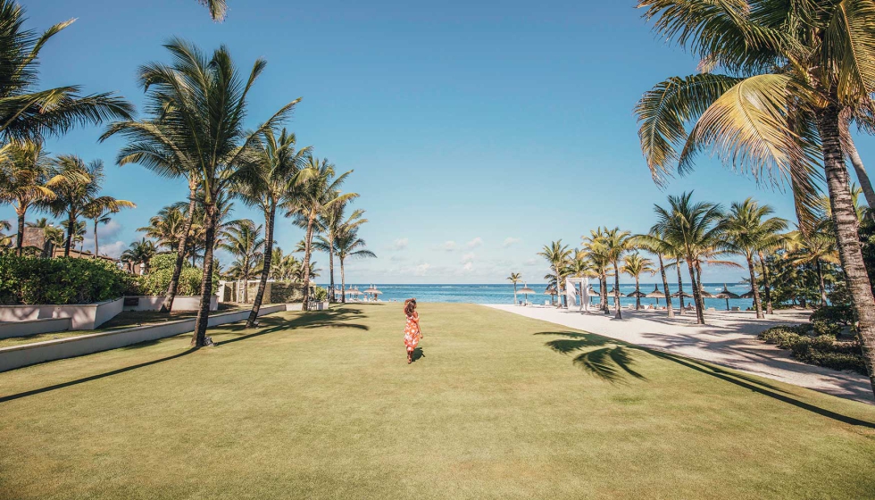 Jardines con acceso directo a la playa