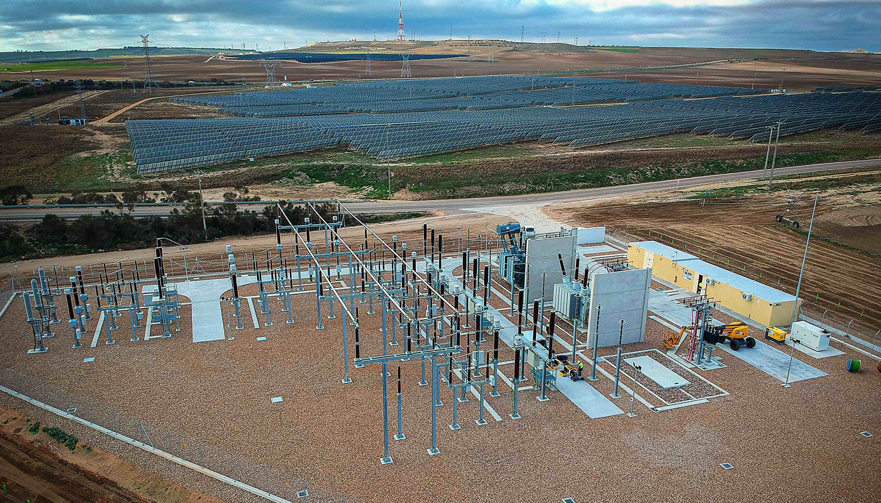 Subestacin elctrica construida por Lantania en Valladolid