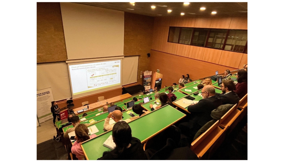 Un momento del evento de presentacin de la Gua de Packaging Sostenible para el Sector Crnico y de la Protena Alternativa en las instalaciones del...