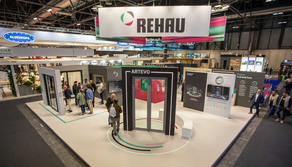 Stand de Rehau Window Solutions en Veteco 2024