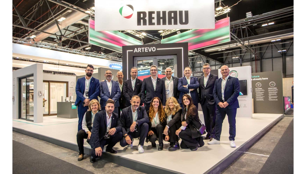 El equipo de Rehau en Veteco 2024