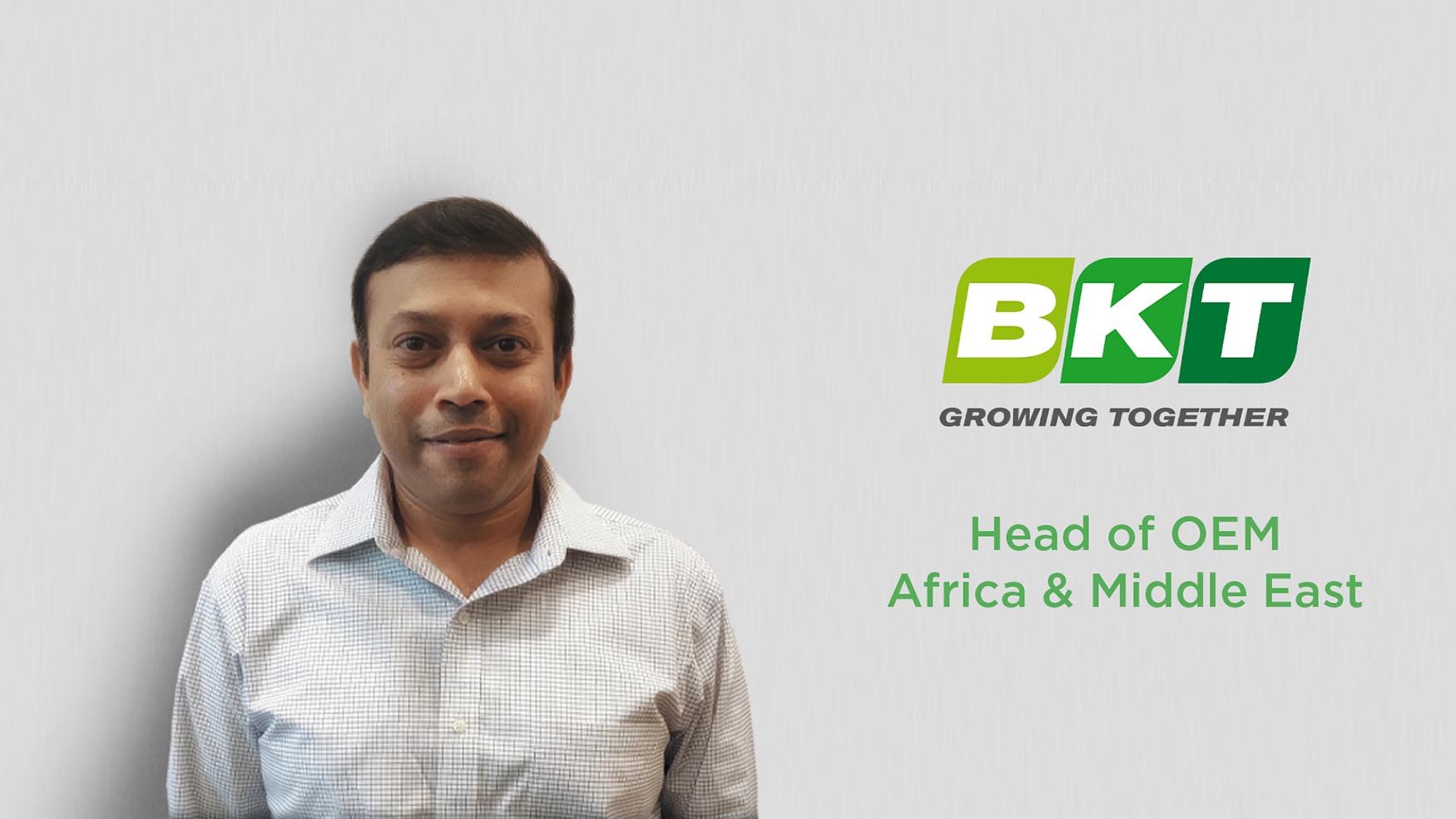 Aniruddha Pandit diretor de OEM frica & Mdio Oriente da BKT