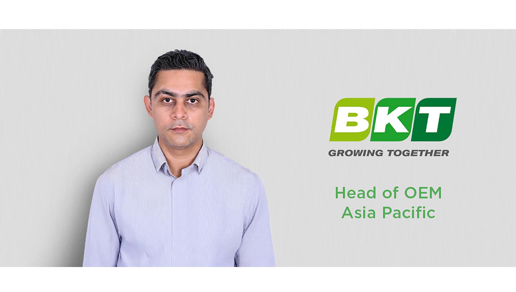 Rishi Raj Singh, diretor de OEM sia-Pacfico da BKT