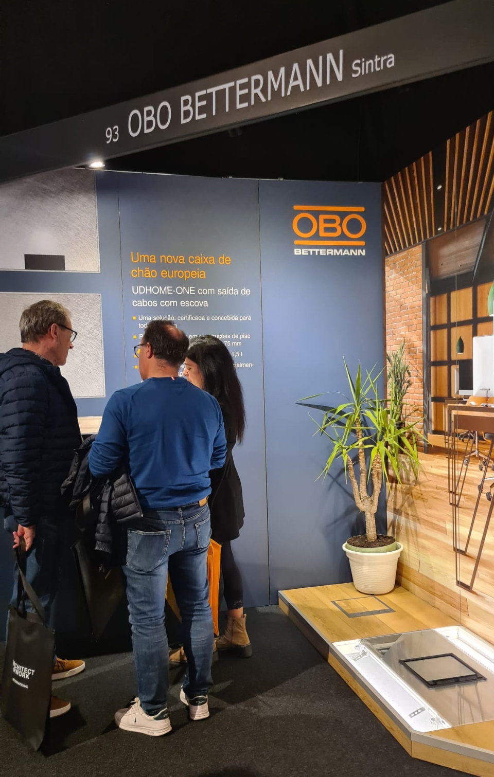 O stand da OBO Bettermann Portugal na Architect@Work