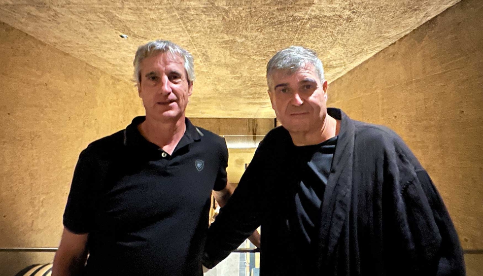 Delfí Sanahuja (Perelada) y Rafael Aranda (RCR Arquitectes) han trabajado conjuntamente durante 15 años en el diseño de la nueva bodega de la... Delfí Sanahuja (Perelada) y Rafael Aranda (RCR Arquitectes) han trabajado conjuntamente durante 15 años en el diseño de la nueva bodega de la...