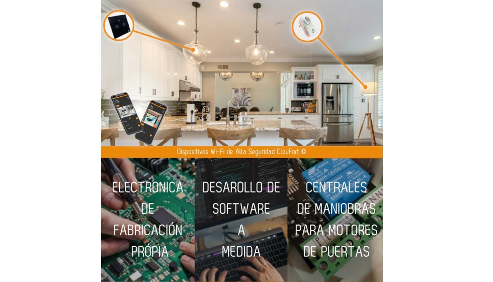 CloudFort es un sistema integral de New Gate que permite controlar cualquier puerta motorizada del mercado a travs de Wi-Fi...