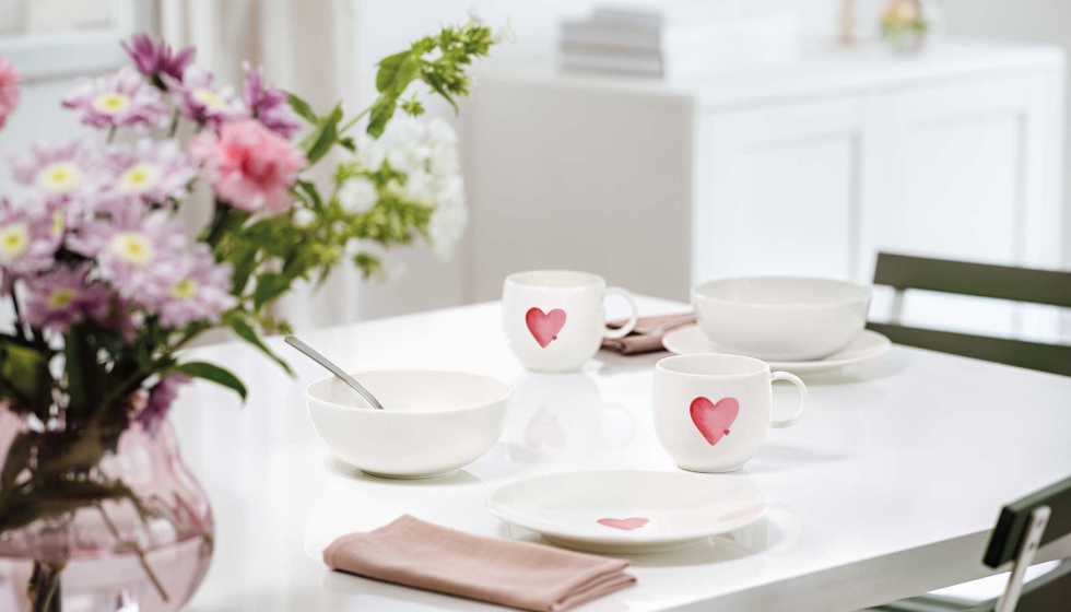 Vajilla para el desayuno With Love de Villeroy & Boch