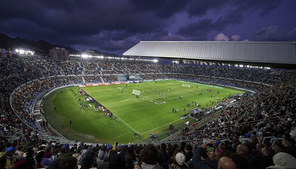 Estadio Heliodoro Rodrguez Lpez de Santa Cruz de Tenerife durante la celebracin de la final de la Queens League Oysho 2024...