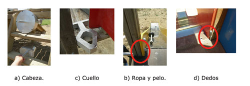 It appears 4. Different types of entrapments found during the inspection in the childish parks