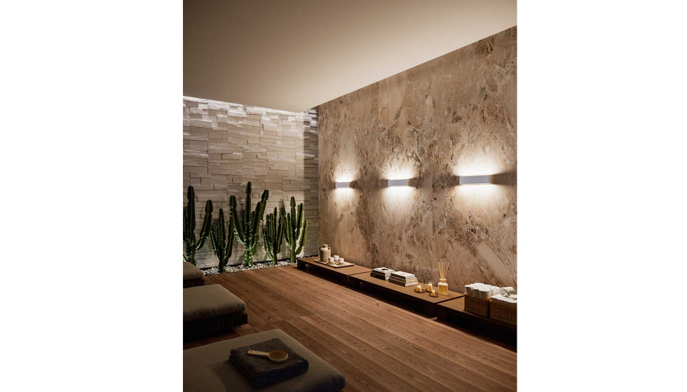 Las luminarias de pared Satori de Linea Light Group combinan esttica con confort