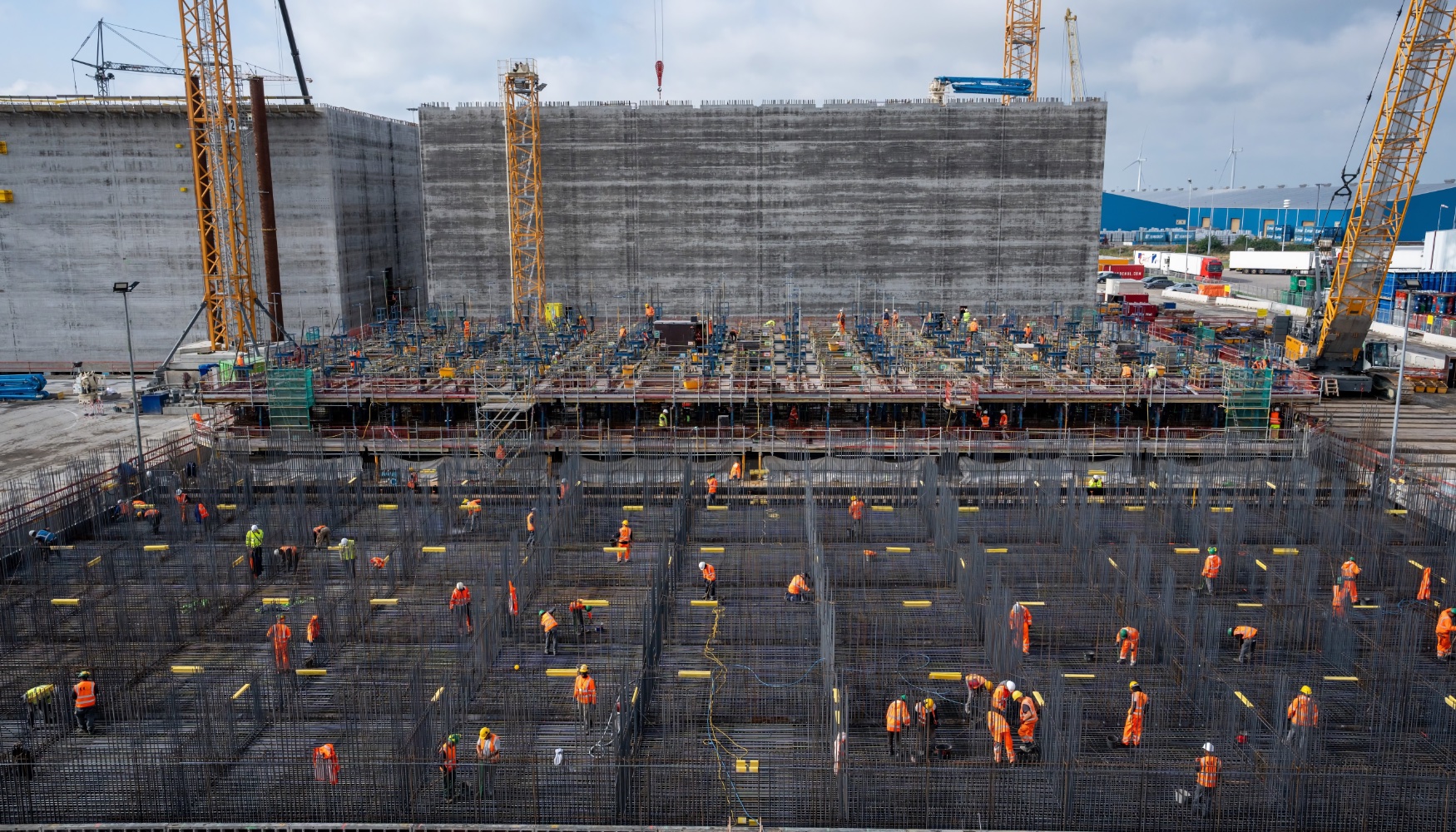 La experiencia de Wacker Neuson en la compactacin de hormign vuelve a impresionar en este importante proyecto belga