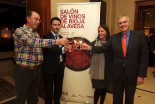 Brindis oficial en el II Saln de Vinos Rioja Alavesa