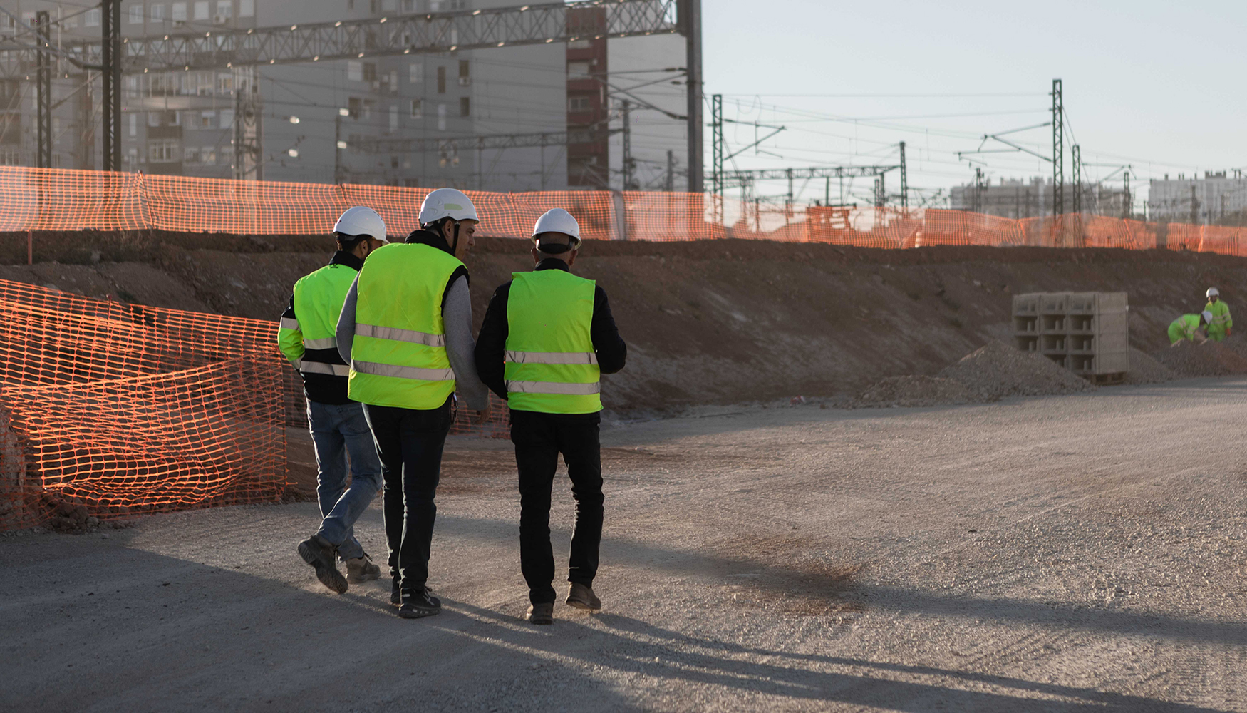 Trabajadores de la construccin