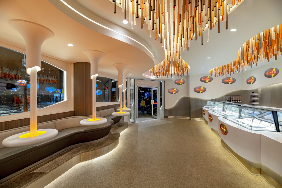 Detalle de Rice to Riches de Wid Chapman, premio Oro a mejor diseo interior de los Design Skill Awards 2024