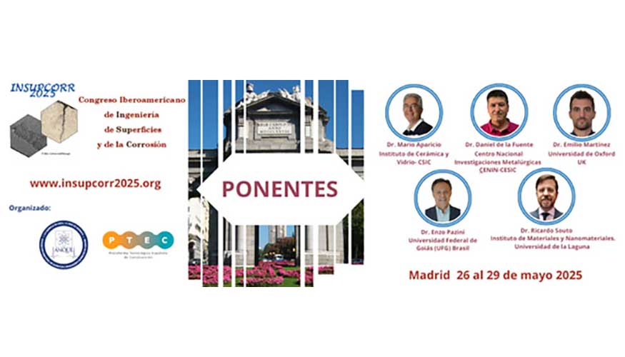 El I Congreso Iberoamericano de Ingeniera de Superficies y de la Corrosin, se celebrar en Madrid en la sede de EOI...