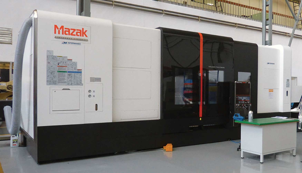 Integrex de Mazak (Intermaher) en el taller de mecanizado