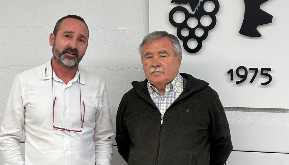 Josep Gual, actual CEO de Magusa, junto a su padre y fundador de la compaa