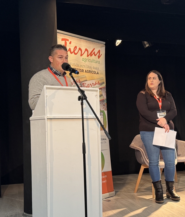 Rubn Garca y Carmen Villaffila, asesores agronmicos de Soaga Castilla y Len