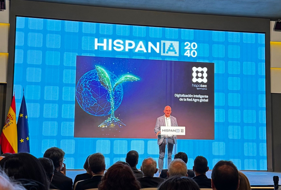 El CEO de Hispatec, Jos Luis Molina, durante su intervencin en HispanIA