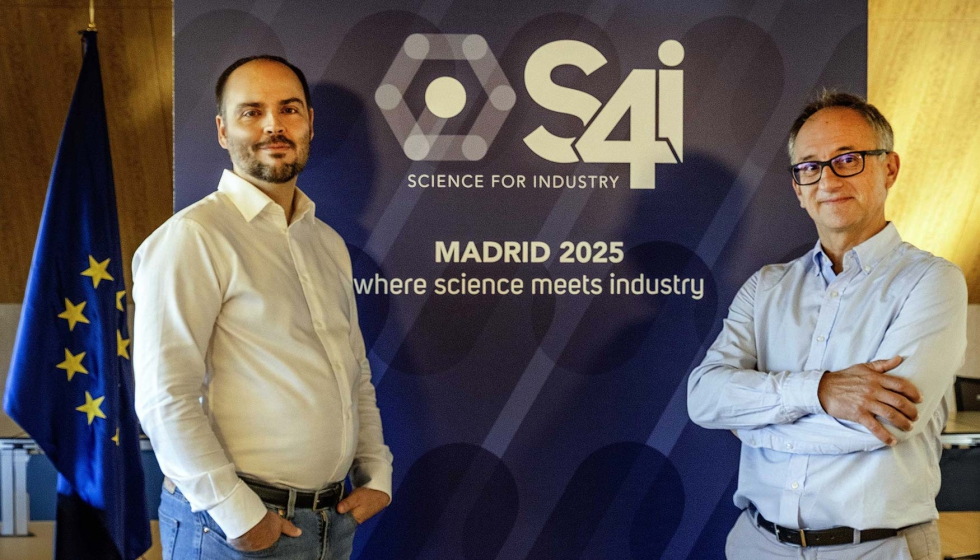 Alberto Díaz, CEO de S4i 2025 (izquierda), junto a Flix Zamora, vicerrector de Innovacin de la UAM