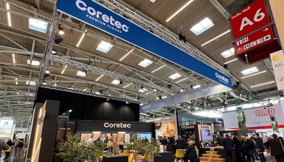 Coretec dio a conocer sus ltimas novedades, incluido un prctico expositor para todo tipo de distribuidores