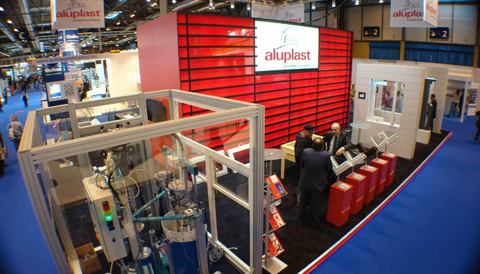 Stand de aluplast Ibrica en la edicin de Veteco de 2012