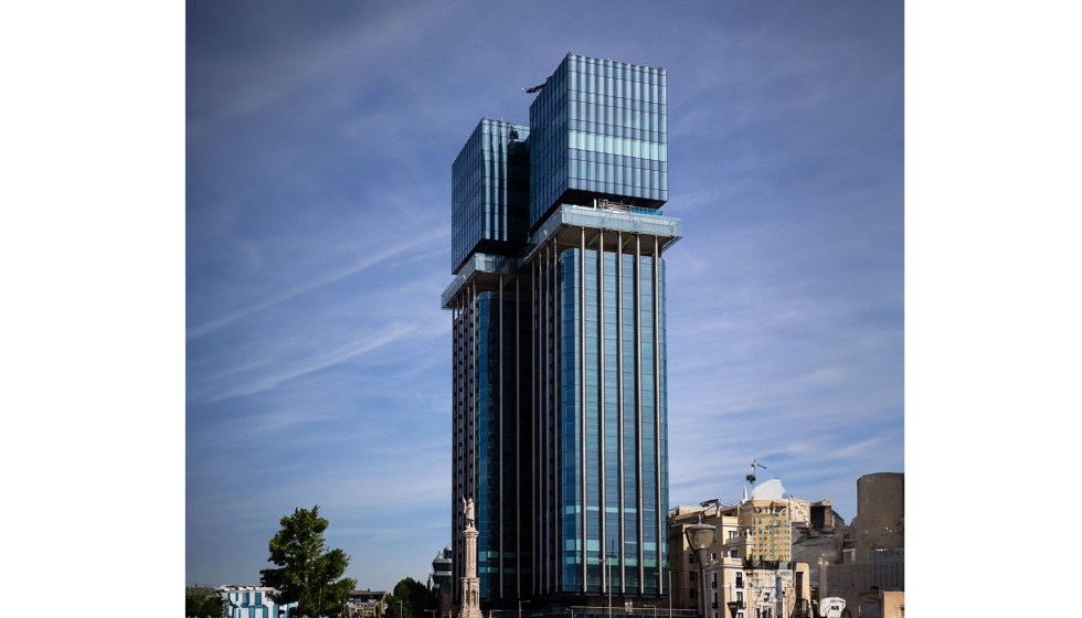 Renovacin de las Torres Coln, Madrid. Foto: Javier Valeiro