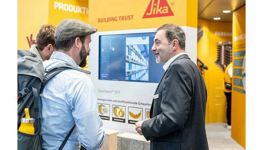 A Sika foi uma das empresas presentes na BAU 2025. Foto: Messe Mnchen