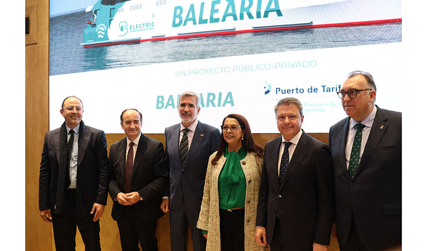 Acto de presentacin en FITUR de los dos fast ferries 100% elctricos de cero emisiones de Baleria