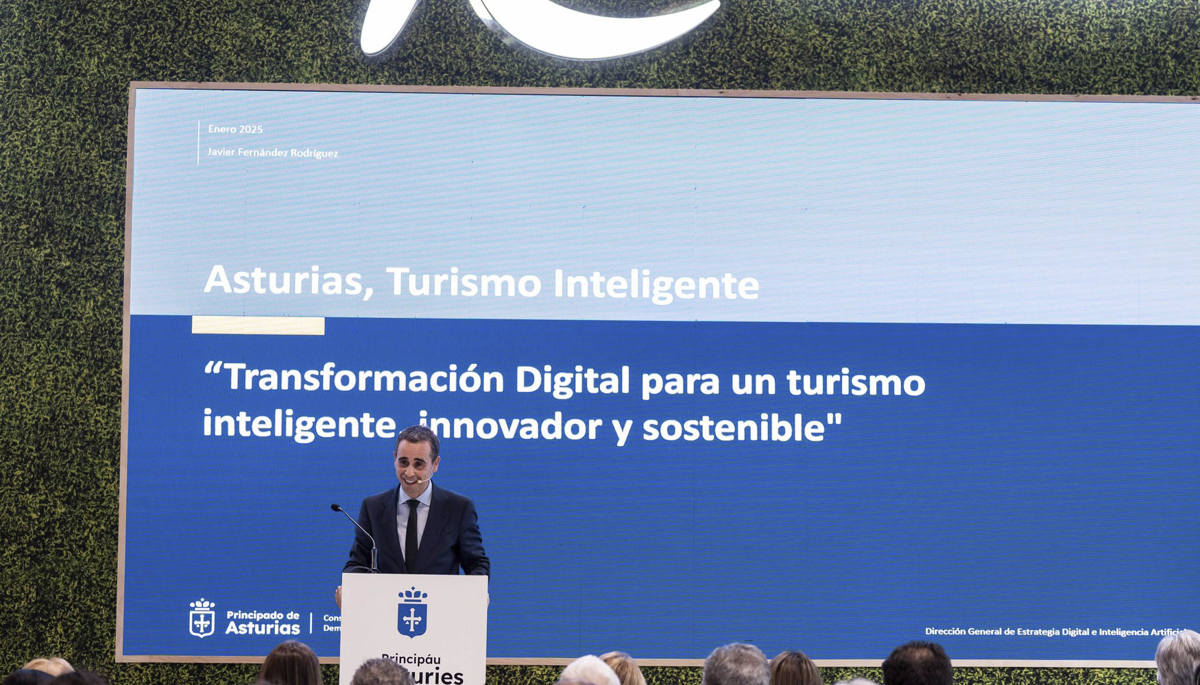 El encargado de detallar el plan fue el director general de Estrategia Digital e Inteligencia Artificial, Javier Fernndez...