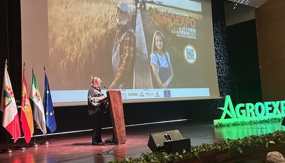 La consejera extremea Mercedes Morn inaugura Agroexpo 2025