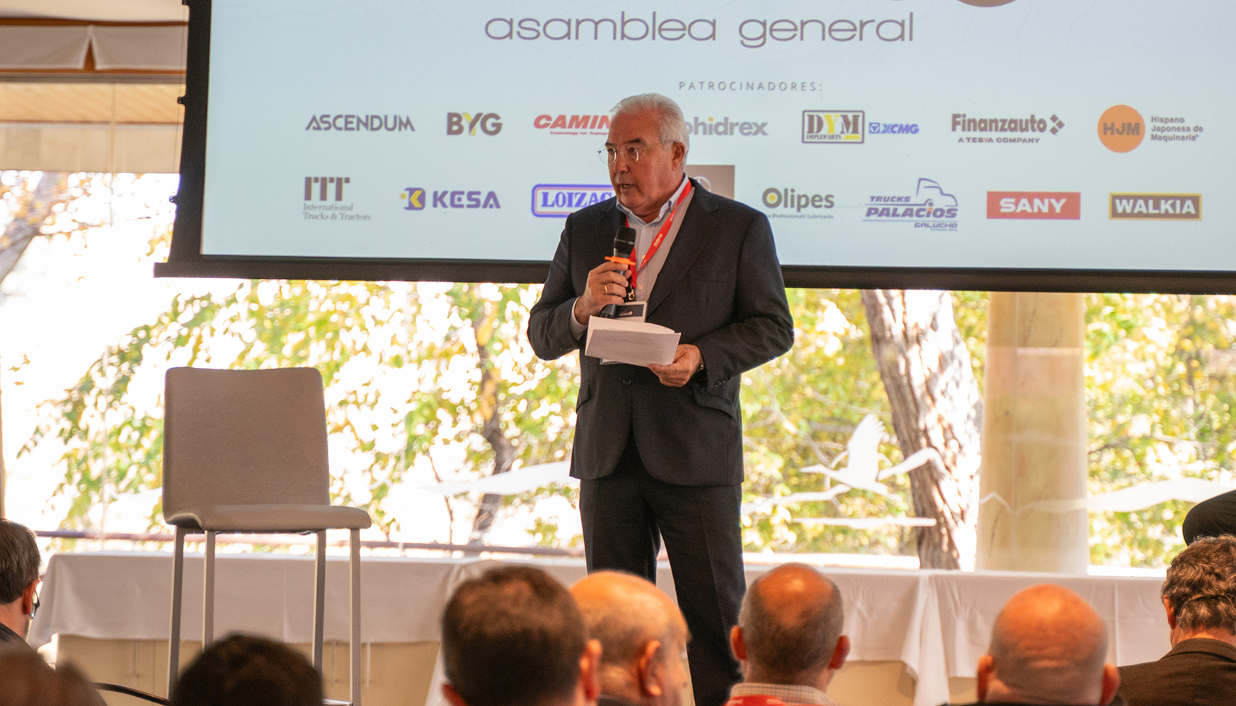 Manuel Lyon durante la pasada celebracin de la Asamblea General de Amaexco