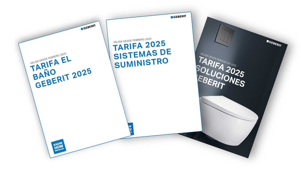 As lucen las nuevas tarifas de Geberit para este 2025