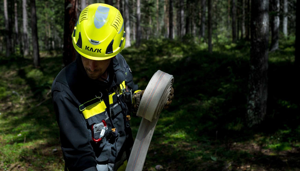 Con Quantum, KASK ha establecido un nuevo estndar en cascos para rescate y lucha contra incendios forestales