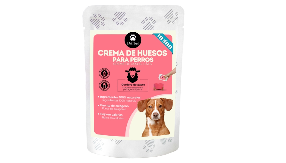 Crema Pet'bel sabor cordero para perros