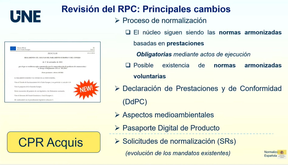 Principales cambios de la revisin del RPC