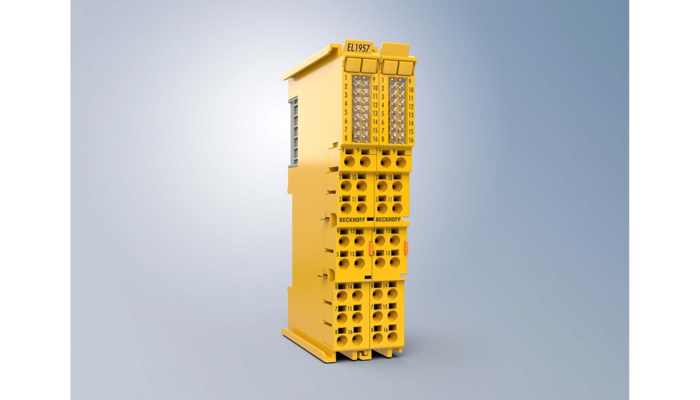 El verstil terminal EtherCAT EL1957 TwinSafe es una de las muchas innovaciones de la gama TwinSafe de Beckhoff