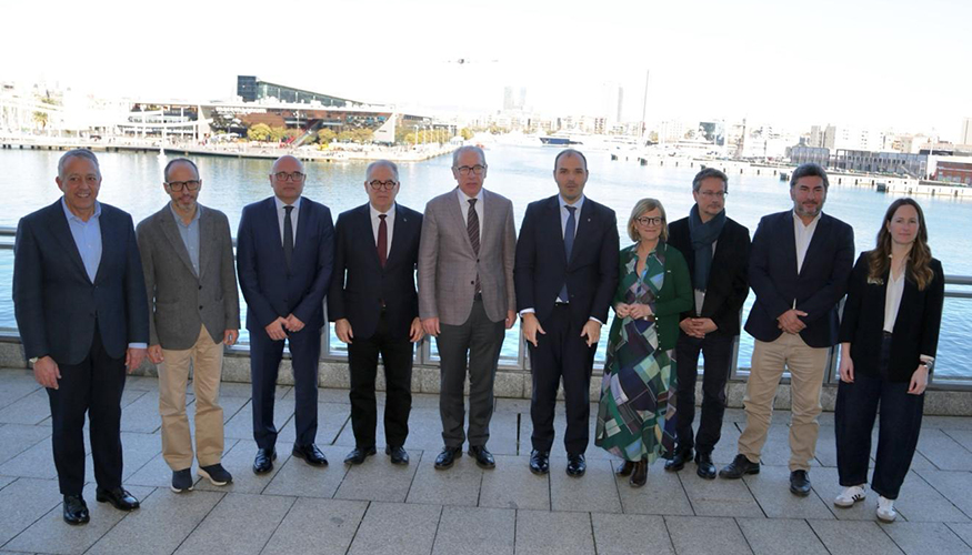 El presidente del Port de Barcelona, Jos Alberto Carbonell...