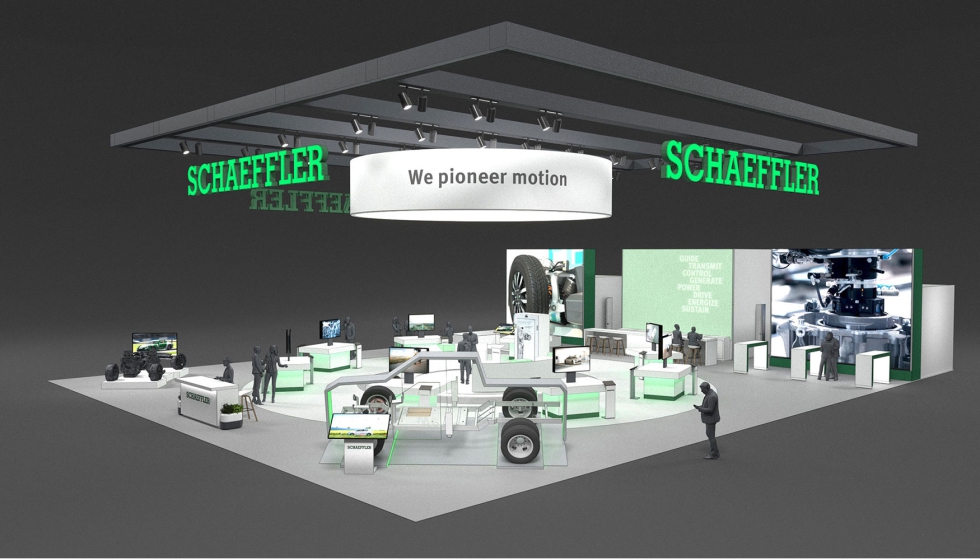 Stand de Schaeffler en la CES 2025 (West Hall del LVCC, stand 4140). Foto: Schaeffler