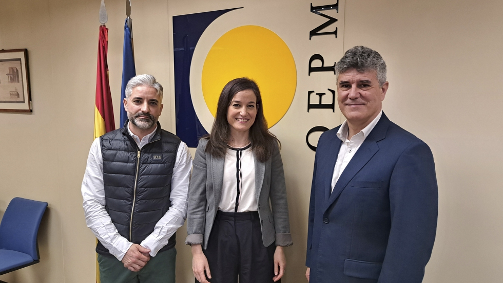 scar Bas, Elisa Rodrguez y Jos Luis Rodrguez