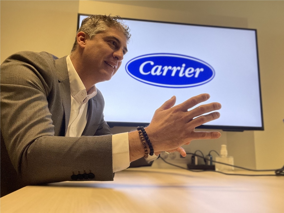 Foto de Hugo Delgado  o novo sales modernization leader da Carrier nos mercados da EMEA