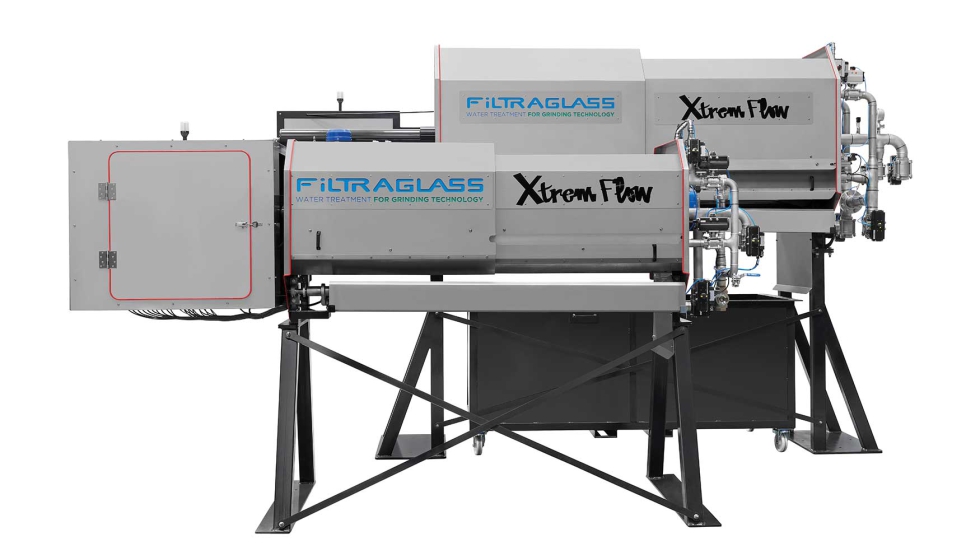 La lnea XtremFlow de Filtraglass permite el filtrado y reciclaje de agua en los procesos productivos del vidrio