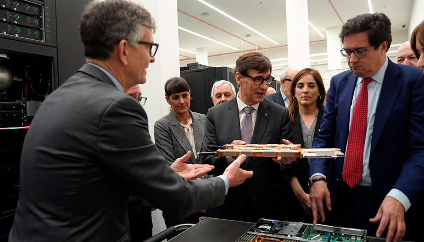 Visita institucional del ministro Lpez a Barcelona y su participacin en la presentacin del ordenador cuntico del Barcelona Supercomputing...